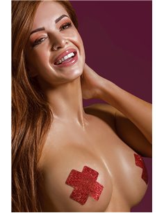 Caches mamelons Nipple X Covers rouge 2