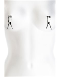 Pinces à tétons Bound noir 2