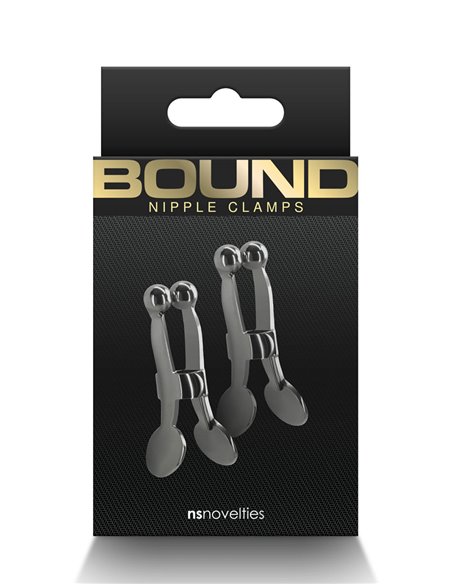 Pinces à tétons Bound noir