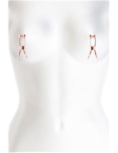 Pinces à tétons Bound rose gold 2