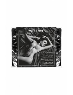 Drap Vinyle noir 220 x 200 cm - Fetish Tentation 2