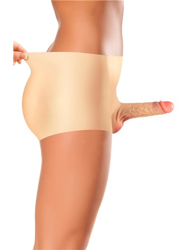 Culotte avec gode réaliste creux