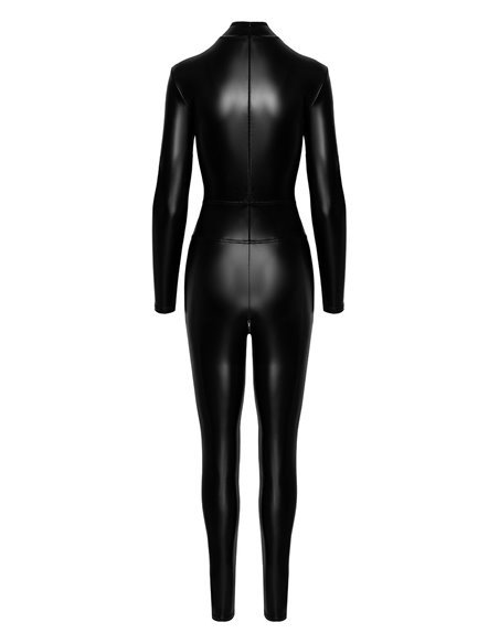 Combinaison intégrale Caged avec anneaux F319 wetlook