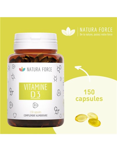 Vitamine D3 - capsules - Natura Force