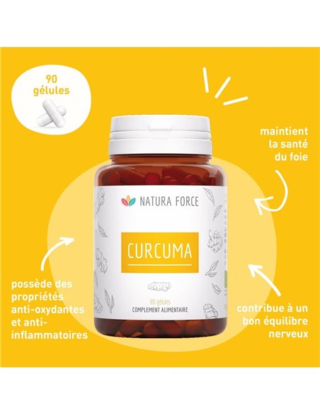 Curcuma Bio - gélules - Natura Force