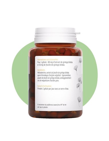 Ginkgo Biloba- gélules - Natura Force