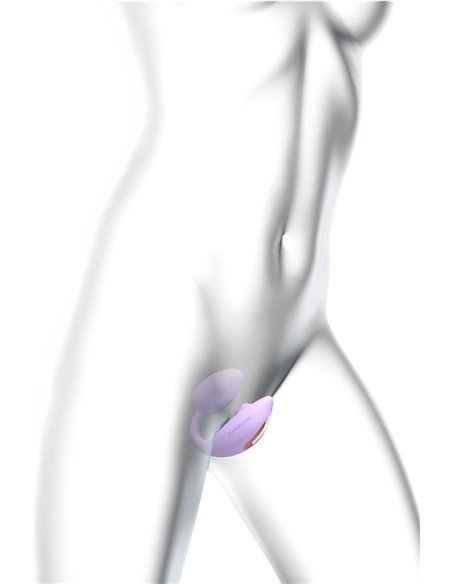 Double stimulateur Wonderlover mauve - Love to Love