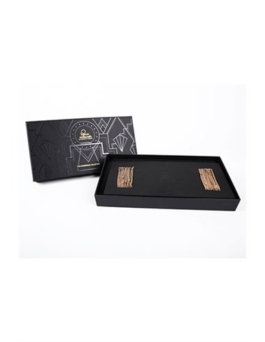 Collier en chainettes métalliques dorées