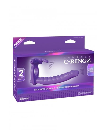 Cockring rabbit double pénétration