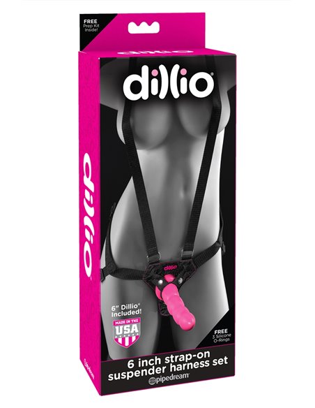 Gode-ceinture avec bretelles Dillio