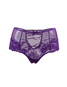 Tanga sexy pourpre à laçage 2
