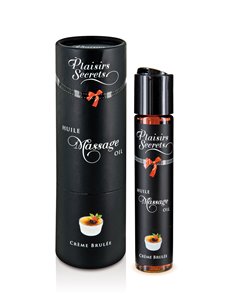Huile de massage gourmande - Crème Brulée