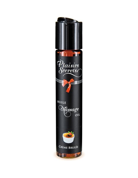 Huile de massage gourmande - Crème Brulée