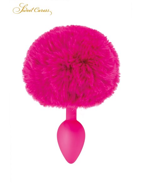 Plug queue de lapin - fuchsia Plug queue de lapin - fuchsia