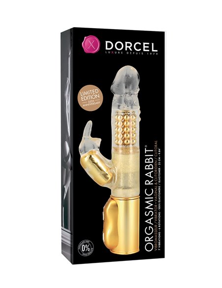 Vibromasseur Orgasmic Rabbit Gold - Dorcel Vibromasseur Orgasmic Rabbit Gold - Dorcel