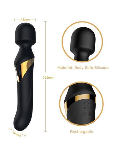 Vibromasseur Dual Orgasms Gold - DORCEL