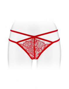 String ouvert Mylene - rouge