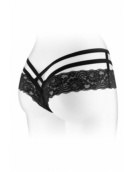 Tanga ouvert Anne - noir Tanga ouvert Anne - noir