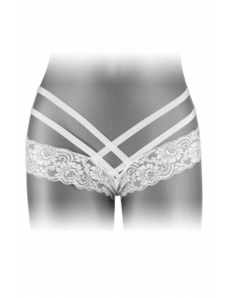 Tanga ouvert Anne - blanc Tanga ouvert Anne - blanc