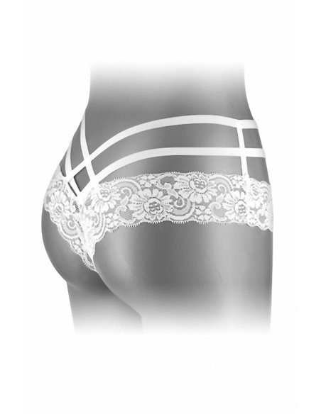 Tanga ouvert Anne - blanc Tanga ouvert Anne - blanc