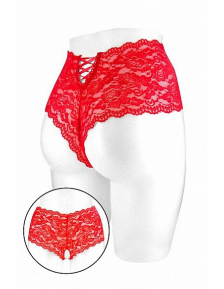 Boxer ouvert Julia - rouge Boxer ouvert Julia - rouge