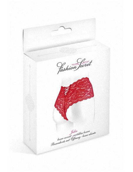 Boxer ouvert Julia - rouge Boxer ouvert Julia - rouge