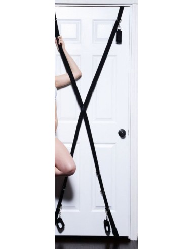 Liens de contrainte pour porte - Noirs