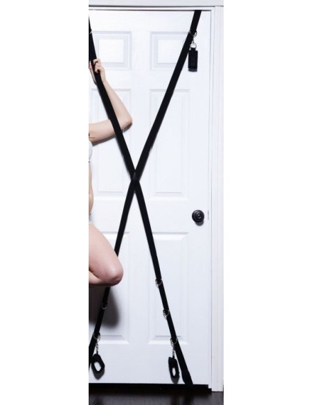 Liens de contrainte pour porte - Noirs