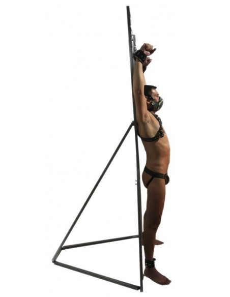 Croix de Saint André en métal avec pied