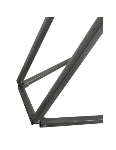 Croix de Saint André en métal avec pied