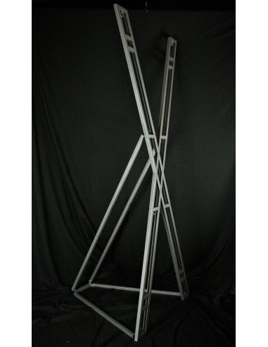 Croix de Saint André en métal avec pied