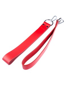 Lot de 2 supports Pieds pour Sling en Cuir Rouge