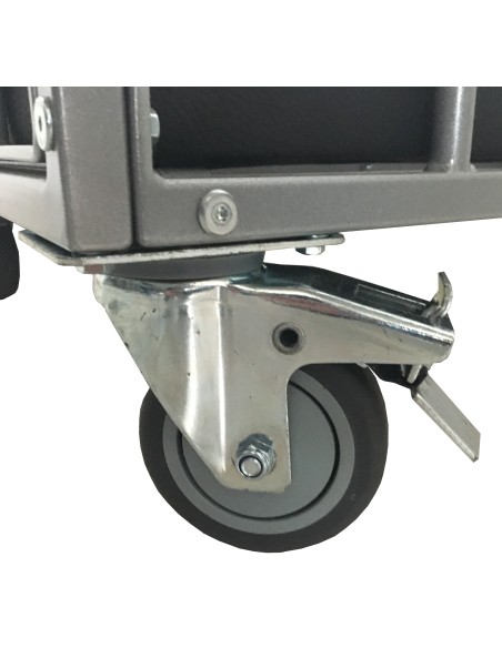 Roulettes avec frein Diamètre 10cm Qualité Pro x4