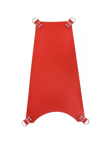 Sling en cuir 4 Points Ajusté Rouge