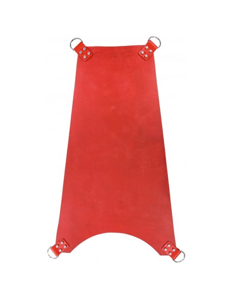 Sling en cuir 4 Points Ajusté Rouge