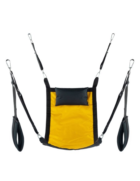 Sling en tissu Rectangle - Set complet Jaune