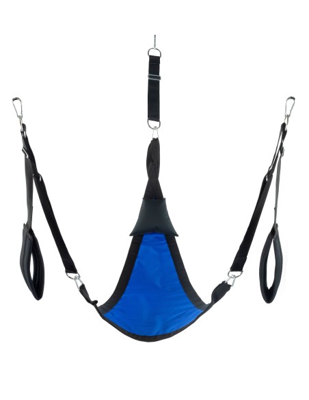 Sling en tissu Triangle - Set complet Bleu