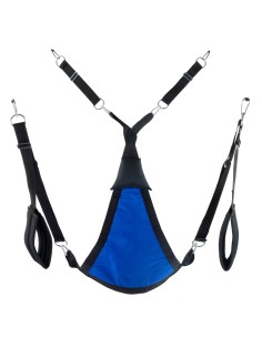 Sling en tissu Triangle - Set complet Bleu 2