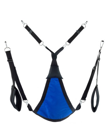 Sling en tissu Triangle - Set complet Bleu
