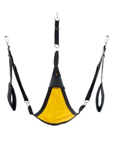 Sling en tissu Triangle - Set complet Jaune