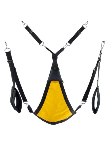 Sling en tissu Triangle - Set complet Jaune