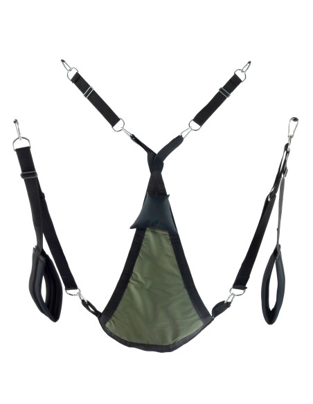 Sling en tissu Triangle - Set complet Kaki
