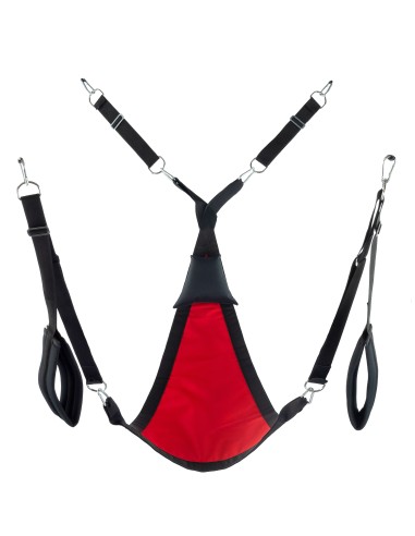 Sling en tissu Triangle - Set complet Rouge