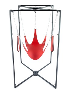 Kit Sling Cuir 5 Points Rouge Armature Noire