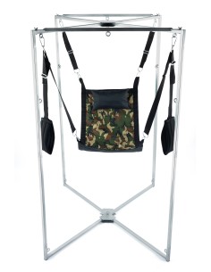 Kit Sling Tissu Carré Camouflage Armature Grise