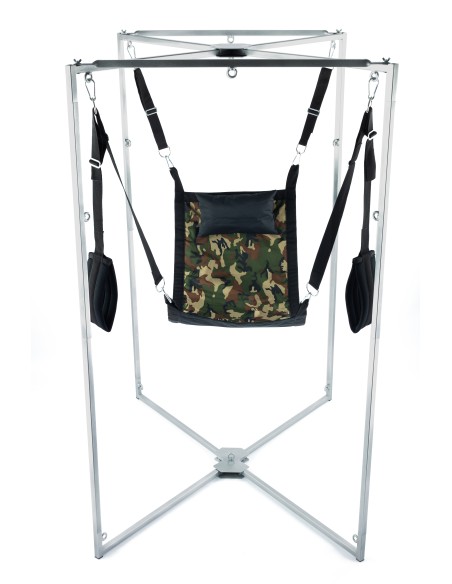 Kit Sling Tissu Carré Camouflage Armature Grise