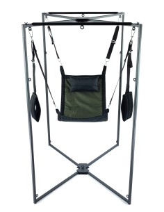 Kit Sling Tissu Carré Kaki-Noir Armature Noire