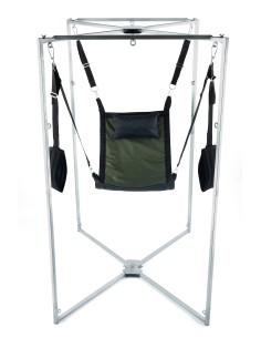 Kit Sling Tissu Carré Kaki-Noir Armature Grise