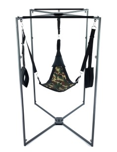 Kit Sling Tissu Triangle Camouflage Armature Noire