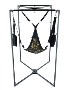 Kit Sling Tissu Triangle Camouflage Armature Noire 2